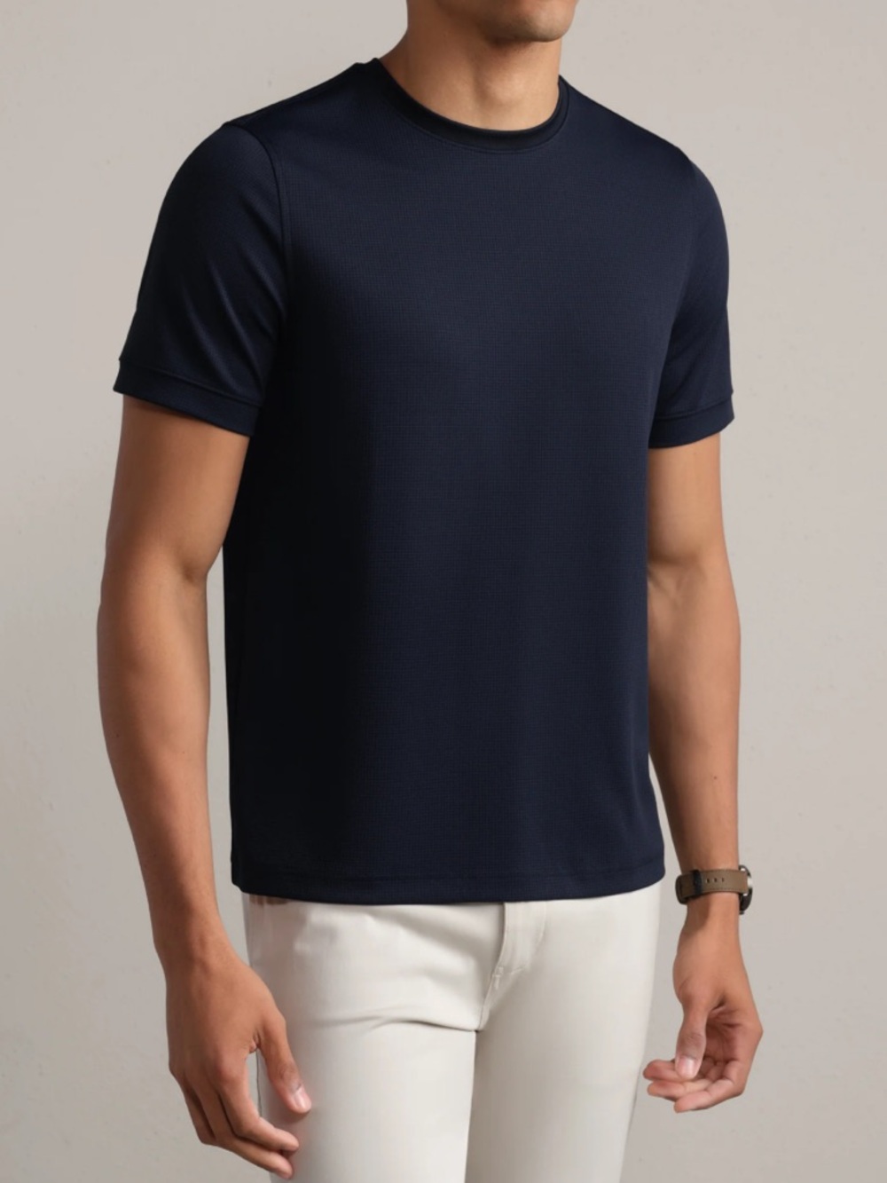 RHONE Navy Short Sleeve Performance Tee